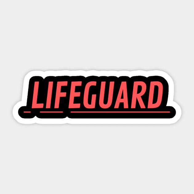 Lifeguard Sticker by Realfashion